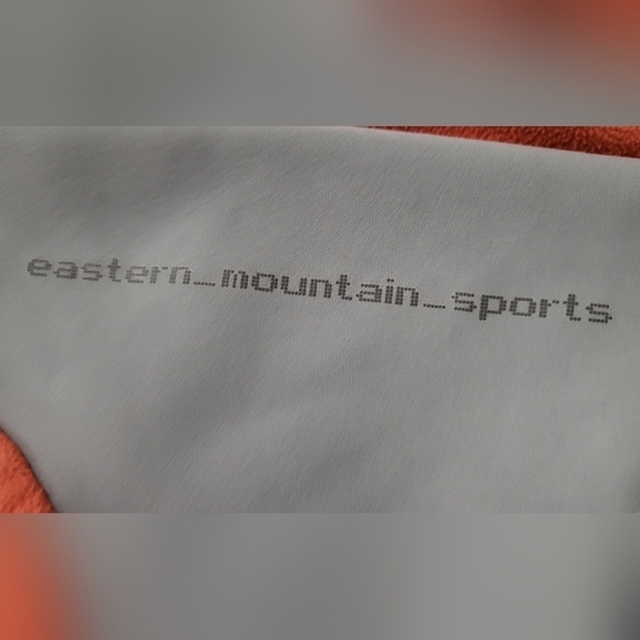 EMS Windstopper Jacket Full Zip Tangerine Gray Size Medium - Picture 8 of 9